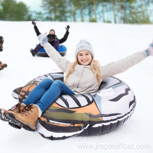 Inflatable heavy duty Animal Tiger Inflatable Snow Tube